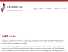 Tablet Screenshot of catiahotline.com